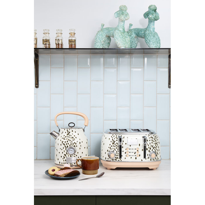 HADEN Poodle & Blonde 4Slice WideSlot Toaster & Reviews Wayfair